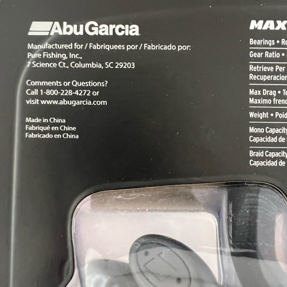 Abu Garcia Max SX Spinning Fishing Reel 3000 Size Reel Fishing Gear 7 Bearing - Picture 11 of 15